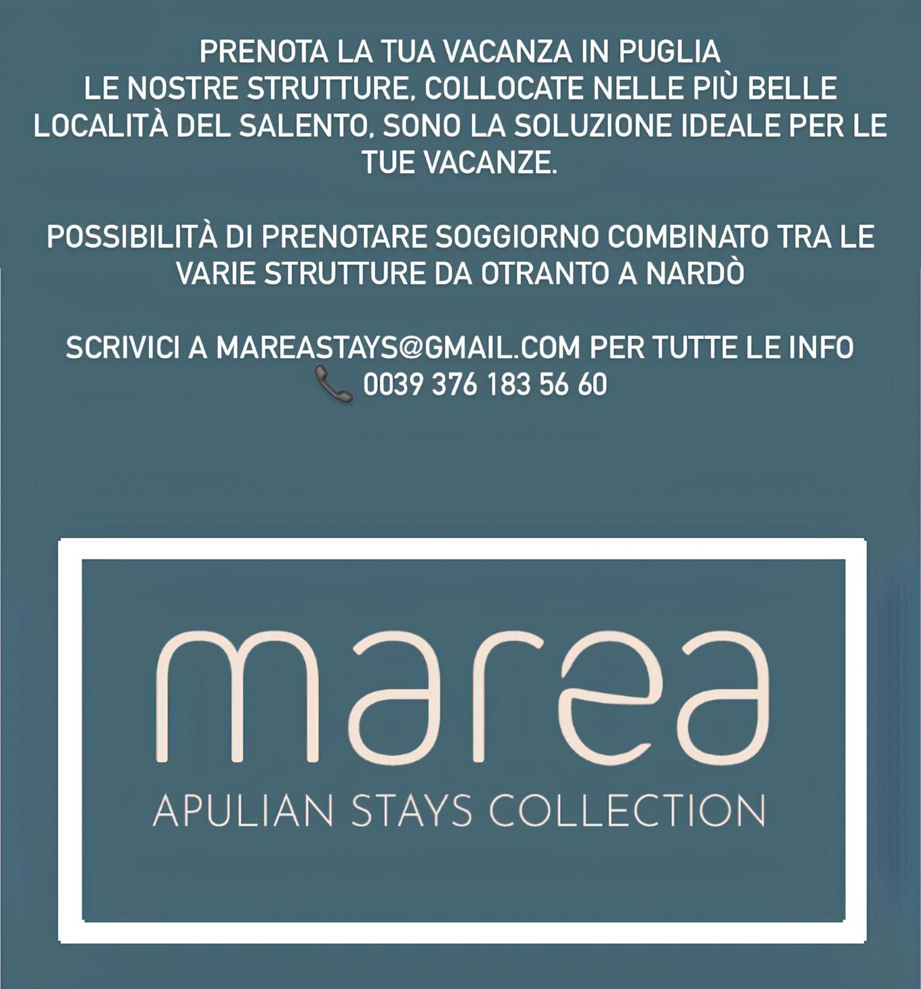 Villa Nauna, Fronte Mare Con Giardino E Terrazzo - Marea Stays Collection Nardo Exterior photo